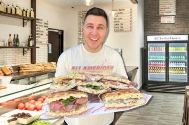 I Try A Famous Las Vegas Italian Sandwich Shop All'Antico Vinaio!