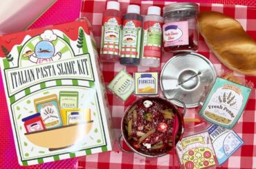 ITALIAN PASTA SLIME KIT | COOKING WITH COOLTOYS Kawaii Slime Review