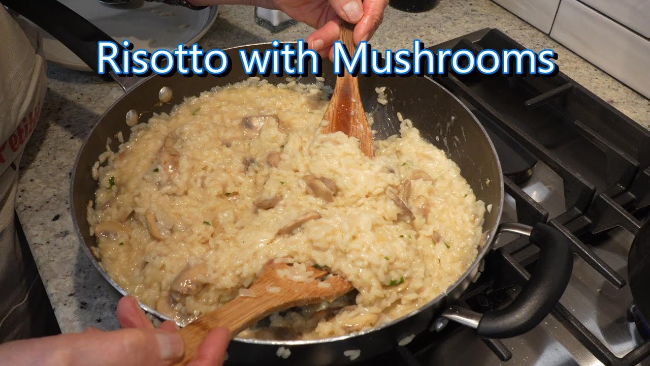 Italian Grandma Makes Risotto with Mushrooms Italian Grandma Makes Risotto with Mushrooms