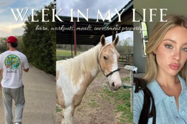 week in my life: gym, meals, new investment property