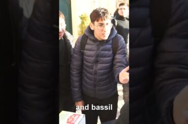 Selling pineapple pizza in italy! #shorts