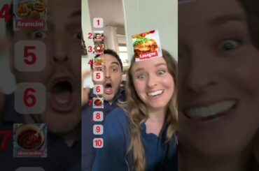 Alessio ranks Italian foods