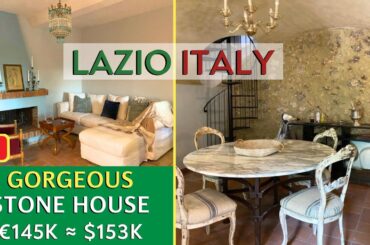 Gorgeous Stone HOUSE for SALE in ITALY | Italian Lake Home in Lazio