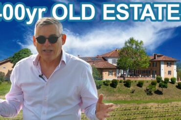 Hilltop Piedmont wine estate coming up for AUCTION!!