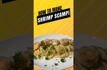 This Shrimp Scampi recipe is Super Easy to make!  #cooking #shrimpscampi  #italianfood #recipe