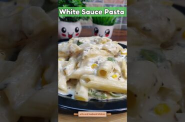 White sauce pasta #italianfood #breakfastrecipe #pasta #pastarecipe #recipe #shorts