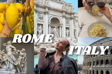 ROME, ITALY VLOG Cooking class, Tours of the Colosseum + Vatican, Caico e Pepe, lots of wine & more!