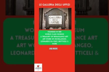 Italian Sites & Places Le Galleria Degli Uffizi #howtopronounce #italia #uffizi #travel