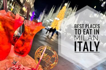 High quality restaurants and popular places to eat in Milan, Italy