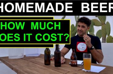 How much does it cost to make BEER at home?