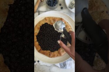 Blueberry Rustic Crostata #dessert #recipe