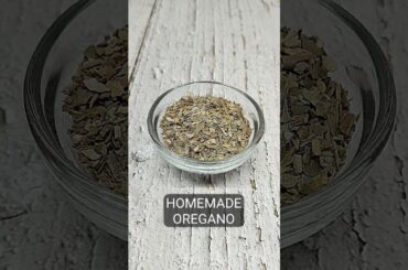 Homemade Oregano Recipe | Italian Seasoning #shorts