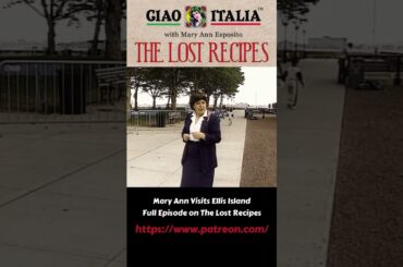 Mary Ann Esposito visits #ellisisland and makes #bread #patreon full episodes #recipes & #travel