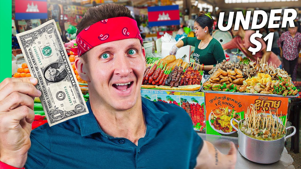 Cambodia’s Street Food Dollar Menu!! Cheapest in Asia!! Cambodia’s Street Food Dollar Menu!! Cheapest in Asia!!