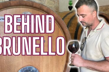 Get a Look Behind the Scenes of a MONTALCINO TUSCAN Winery