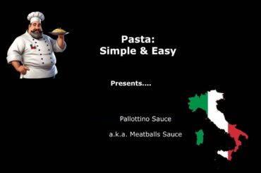 Pallottino Sauce / Meatballs Sauce