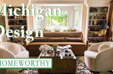 MICHIGAN DESIGN | Vintage-Filled Tudors, Maximalist Colonial Homes & Gorgeous DIY Projects