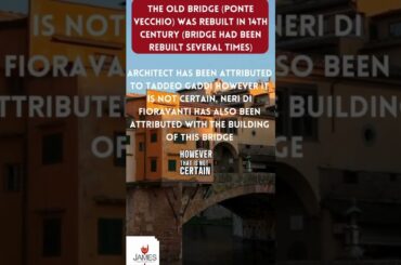 Italian Sites & Places - Ponte Vecchio #howtopronounce #italia #florence #travel #shorts