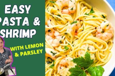 How to Make Lemon Shrimp Pasta - So Easy!