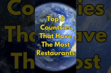 Top 5 Countries that have the most Restaurants #top5 #trendingshorts #viralshorts