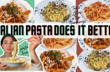 BEST RATED PASTA DISHES in the world: reproducing 3 *traditional Italian* recipes