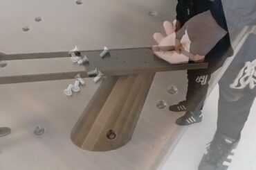 Assembling Fixed Table Ceramic Top Made in Italy - Pantaloni