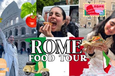 Mouthwatering Italian Food in Rome! Rome Food Tour