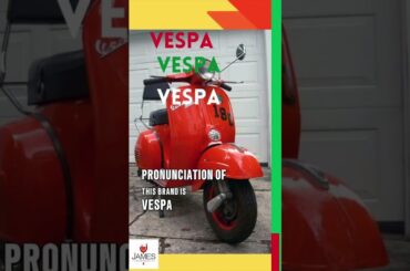 How to Pronounce Vespa #howtopronounce #shorts #vespa