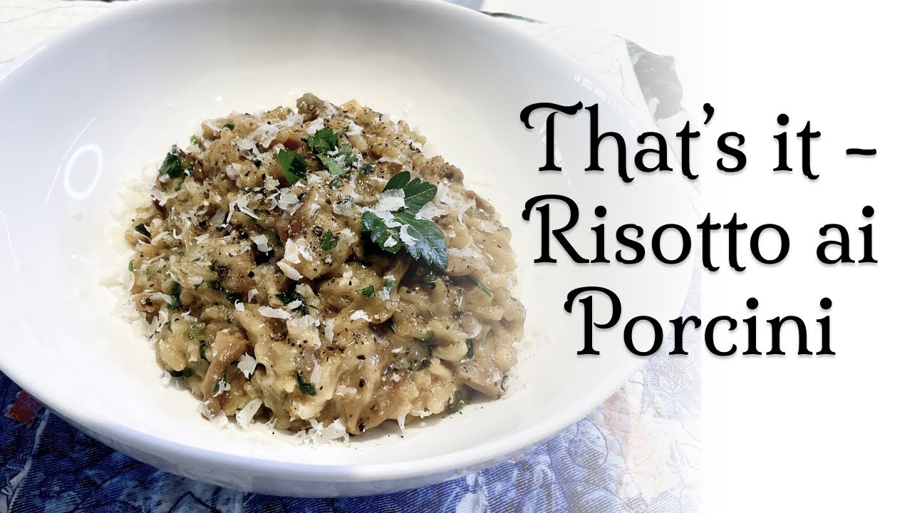 Authentic Porcini Paradise: Mastering True Italian Risotto at home! Authentic Porcini Paradise: Mastering True Italian Risotto at home!