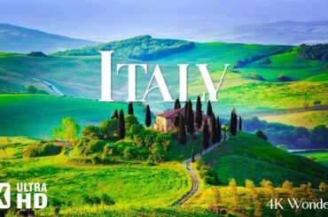 Flying Over Italy 4K HDR - Relaxing Music Along With Beautiful Nature Videos - 4K Video Ultra HD
