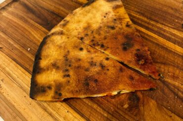 Second pizza and on tastes burnt