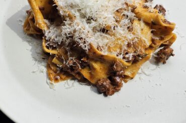 Made bolognese with paperdelle today for dinner :)