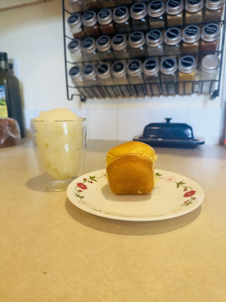Granita al limone e Brioche