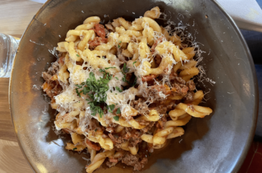 buffalo pasta in Banff