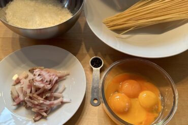 My carbonara process