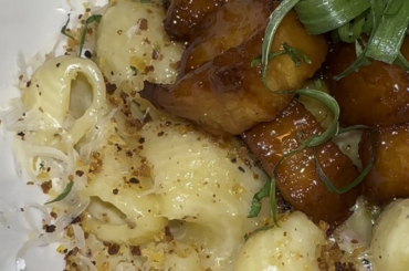 Beautiful, Pork Belly Tenderloin Mac & Cheese plus Fusilli Alla Vodka!