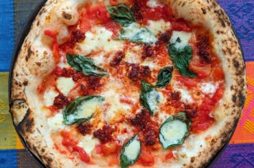 Margherita with nduja