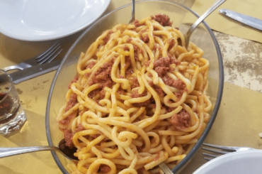 Pici pasta in Siena/ firenze