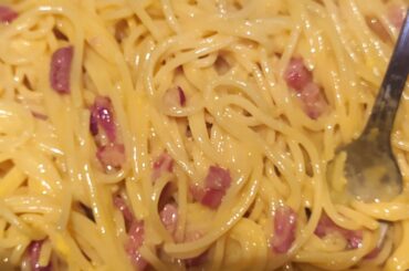 Carbonara tradizionale. Semplice ma così buono.