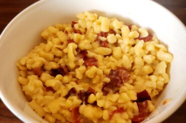 1st post on here: Spätzle with Speck & Alta Badia cheese