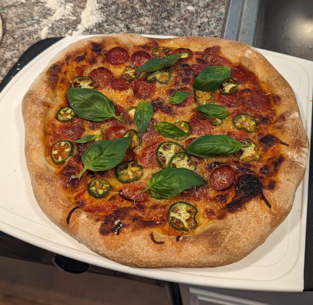 Pepperoni jalapeno New York style
