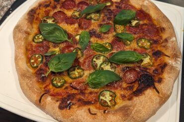 Pepperoni jalapeno New York style