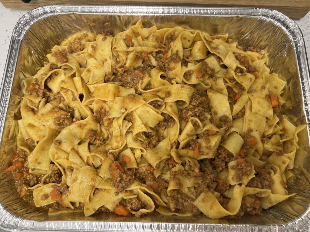 Ragu Bolognese with Pappardelle