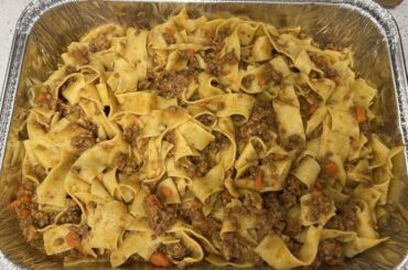Ragu Bolognese with Pappardelle