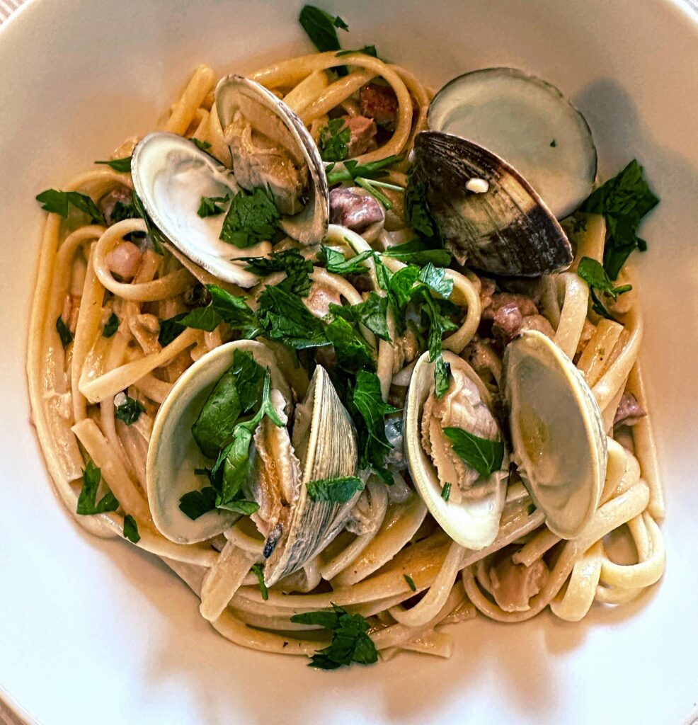 Linguini and clams - the king of seafood pastas?