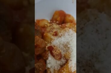 Potato gnocchi, italian cuisine recipe: gnocchi.#shorts #shortsvideo #4k #gnocchi #lorirecipe