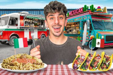Eating at Food Trucks from Around the World!