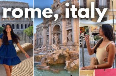 travel vlog: ROME, ITALY // cooking class + what to do & where to eat!!