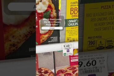 Which State Consumes the Most Frozen Pizza? #pizza #eating #dining #home