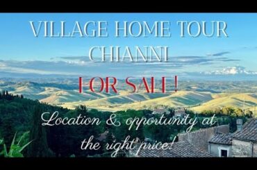 VILLAGE HOME IN TUSCANY  In the heart of the perfect Tuscan village, opportunity awaits you!